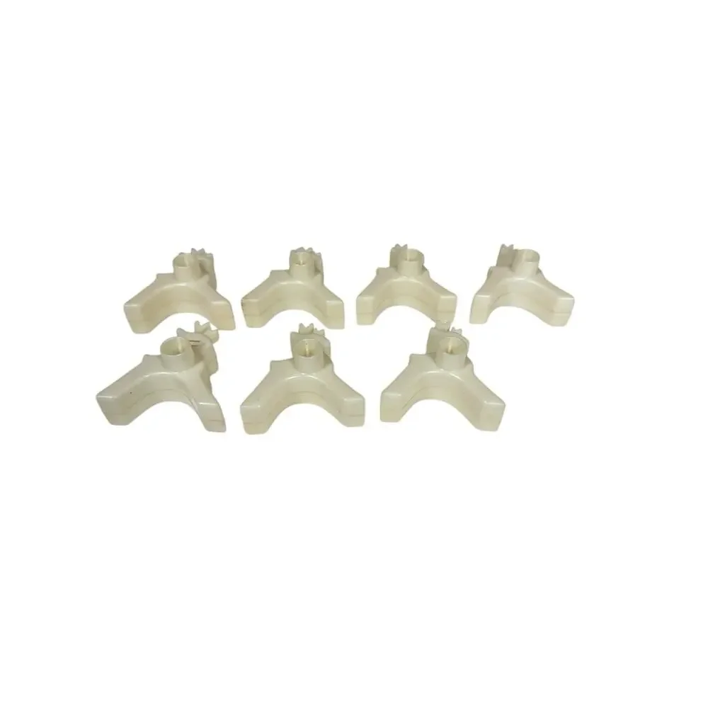 Kitschy Plastic Reindeer And‎ Santa Sleigh Light Covers Vintage Christmas 8 Pc